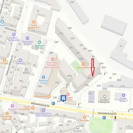 Lejlighed Novi Dorcol Big Beograd